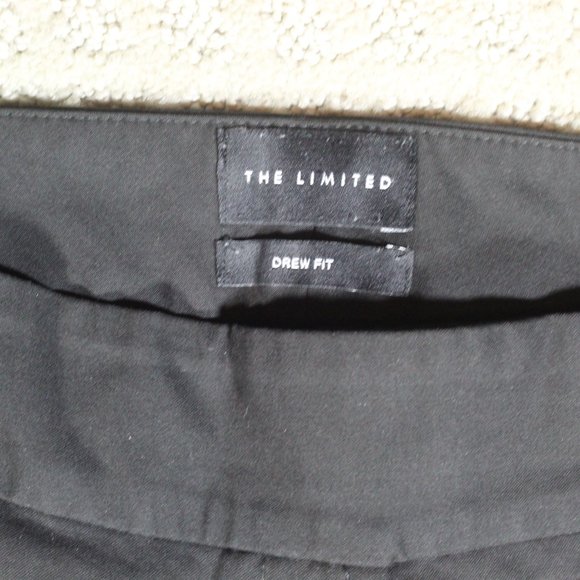 The Limited Size 8 Black Drew Fit Mid Rise Straight Leg Pants - Picture 3 of 6